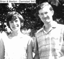 Brian & Marilyn - Darmstart 1964-5